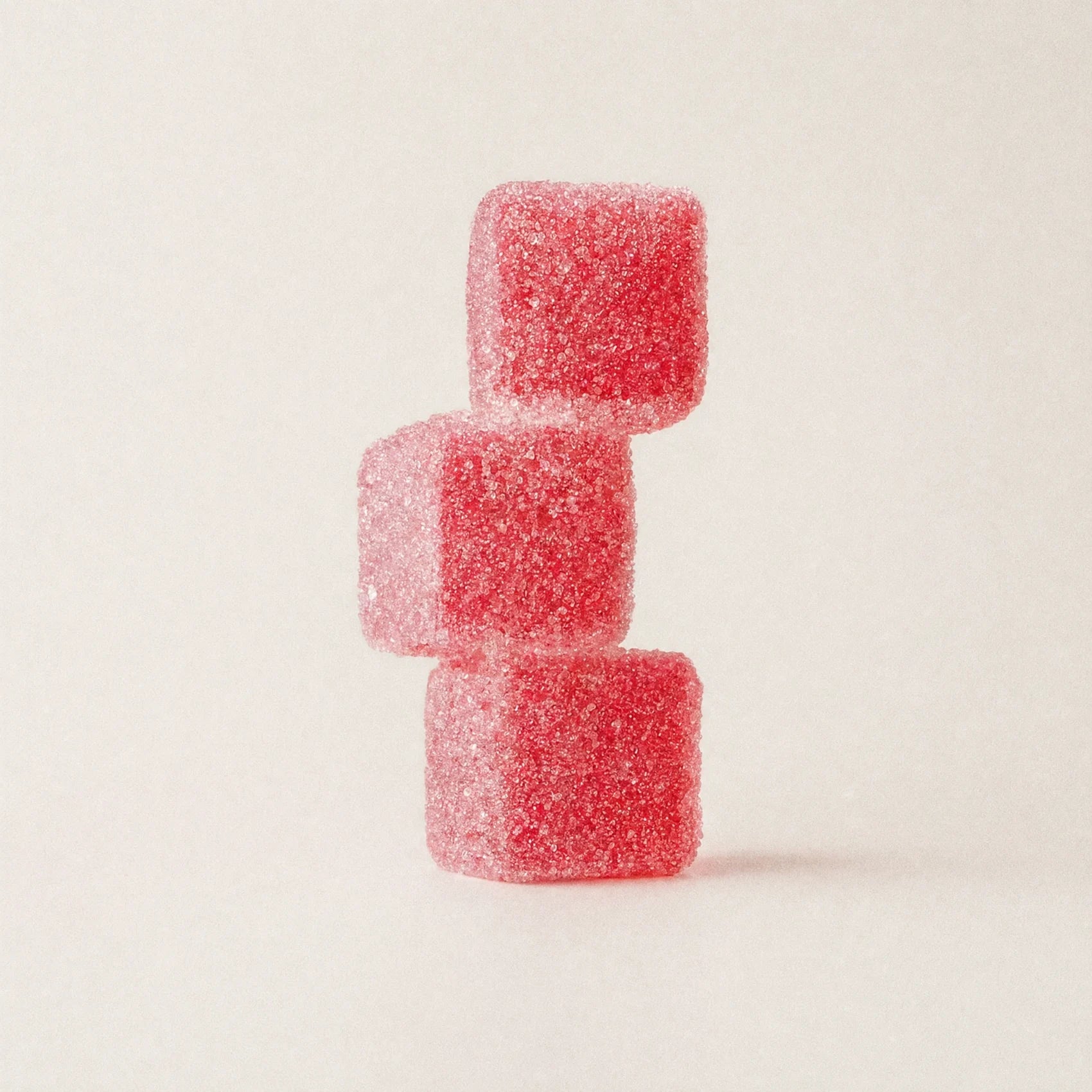 WELLF Watermelon Sours creatine sweets, stacked editorial product still